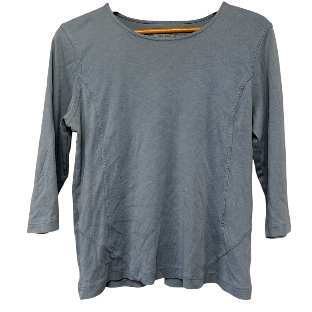 Royal Robbins Blue 3/4 Sleeve Cotton Shirt Size Large